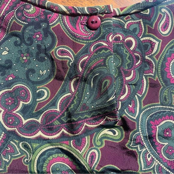 Pendleton Paisley Women’s Long Sleeve Blouse SZ M - Picture 3 of 5